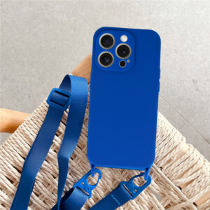 Strap Silicone Dėklas skirtas Apple iPhone 12 Pro design 2 blue - Image 7