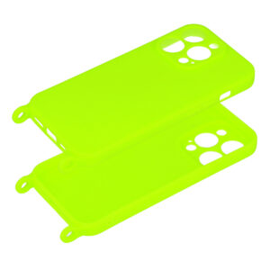 Strap Silicone Dėklas skirtas Apple iPhone 14 Pro design 2 lime - Image 4