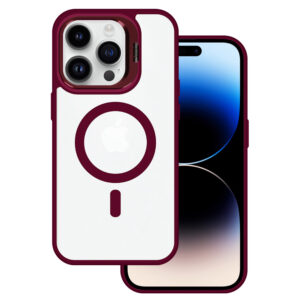 Tel Protect Kickstand Magsafe Dėklas skirtas Apple iPhone 14 Pro burgundy - Image 2