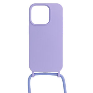 Strap Silicone Dėklas skirtas Apple iPhone 11 design 1 purple - Image 2