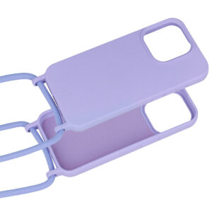 Strap Silicone Dėklas skirtas Apple iPhone 11 design 1 purple - Image 4