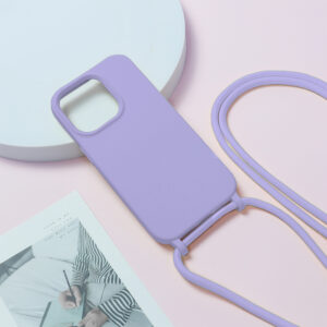 Strap Silicone Dėklas skirtas Apple iPhone 11 design 1 purple - Image 5