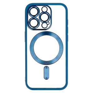 Metallic Magsafe Dėklas skirtas Apple iPhone 15 Blue - Image 4