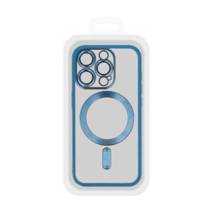 Metallic Magsafe Dėklas skirtas Apple iPhone 15 Blue - Image 8