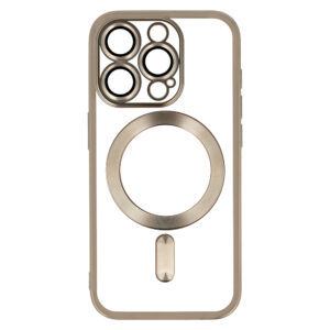 Metallic Magsafe Dėklas skirtas Apple iPhone 15 Pro Max Titanium - Image 4