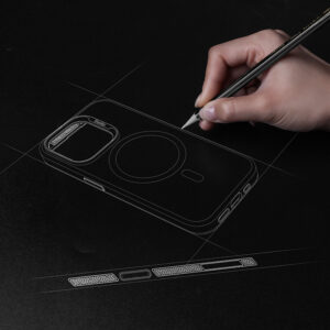 Benks Magnetic Lucid Armor Dėklas skirtas Apple iPhone 15 Pro Max black - Image 7