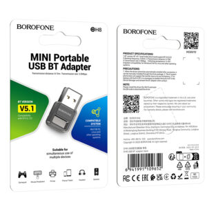 Borofone Adapter DH8 Bluetooth 5.1 - USB - Image 9