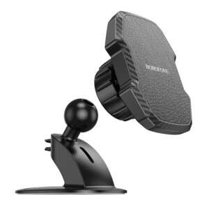 Borofone Car holder BH111 Adelante magnetic with stick-on base black - Image 4