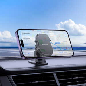 Borofone Car holder BH111 Adelante magnetic with stick-on base black - Image 8