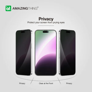 Amazing Thing Tempered glass Titan Privacy Glass IP156.7PRCFGLA skirtas Apple iPhone 15 Pro Max - Image 6