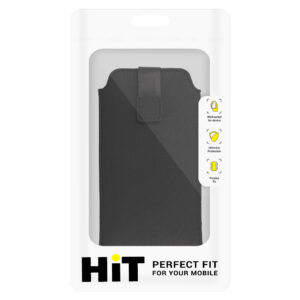 HIT Pouch Dėklas (Size XXL) skirtas Samsung S25 Ultra/S24 Ultra/M35/M23/A16 5G/Xiaomi Redmi 14C design 1 black - Image 7
