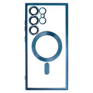 Metallic Magsafe Dėklas skirtas Samsung Galaxy S23 Ultra Blue - Image 4