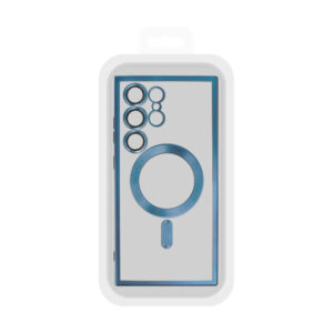 Metallic Magsafe Dėklas skirtas Samsung Galaxy S23 Ultra Blue - Image 8