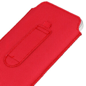 HIT Pouch Dėklas (Size XXL) skirtas Samsung S25 Ultra/S24 Ultra/M35/M23/A16 5G/Xiaomi Redmi 14C design 2 red - Image 4