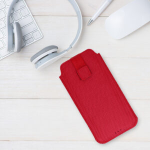 HIT Pouch Dėklas (Size XXL) skirtas Samsung S25 Ultra/S24 Ultra/M35/M23/A16 5G/Xiaomi Redmi 14C design 2 red - Image 6