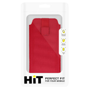 HIT Pouch Dėklas (Size XXL) skirtas Samsung S25 Ultra/S24 Ultra/M35/M23/A16 5G/Xiaomi Redmi 14C design 2 red - Image 7