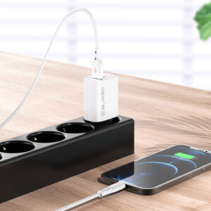 Blavec Wall charger BC-2 - USB + Type C - QC 3.0 PD 20W (TCBC2-UCW20) white - Image 6