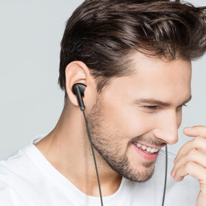 Borofone Earphones BM92 Refined with microphone black - Image 4