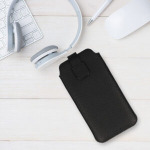 HIT Pouch Dėklas (Size XL) skirtas Apple iPhone 15/15 Pro/Apple iPhone 16/16 Pro/Samsung S24/S24 Plus/S25/S25 Plus/A53/A55 5G design 4 black - Image 6