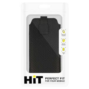 HIT Pouch Dėklas (Size XL) skirtas Apple iPhone 15/15 Pro/Apple iPhone 16/16 Pro/Samsung S24/S24 Plus/S25/S25 Plus/A53/A55 5G design 4 black - Image 7