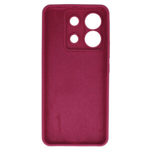 Silicone Lite Dėklas for Xiaomi Redmi Note 13 Pro 5G burgundy - Image 3