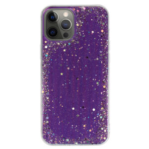 Brilliant Clear Dėklas skirtas Apple iPhone 12/12 Pro Purple - Image 2