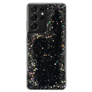 Brilliant Clear Dėklas skirtas Samsung Galaxy S21 Ultra juodos spalvos - Image 2