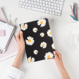 Wonder Canvas Tablet Case 10 inches black daisies - Image 8