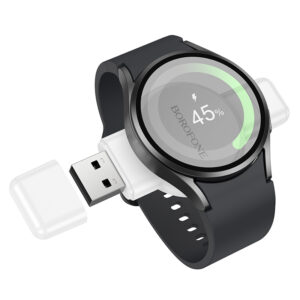 Borofone Wireless induction charger for Smartwatch BQ31 Portable 2,5W for iWatch 1-9, SE/SE2, Ultra/Ultra2, Samsung Watch 1-7, Ultra white - Image 2
