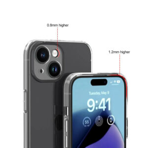 Clear Dėklas skirtas Apple iPhone 15 Przezroczysty - Image 5