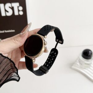 Universal silicone loop 22mm design 2 black - Image 2