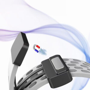 Universal silicone loop 22mm design 2 black - Image 3