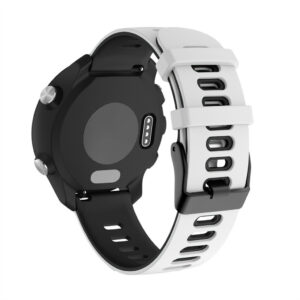 Universal silicone loop 22mm design 3 white - Image 2
