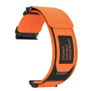 Nylon loop for Garmin 26mm design 1 orange - Image 2