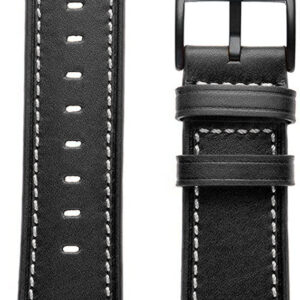 Universal leather loop 22mm design 1 black - Image 2