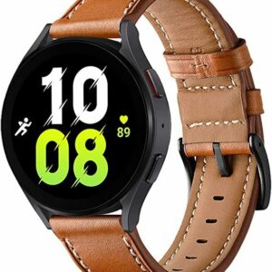 Universal leather loop 22mm design 1 brown - Image 3