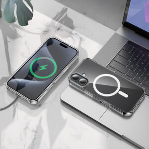 Borofone Case BI5 Ice Shield Magnetic Iphone 16 Plus transparent - Image 7