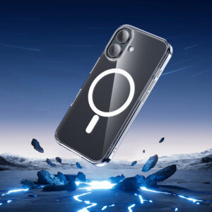 Borofone Case BI5 Ice Shield Magnetic Iphone 16 Plus transparent - Image 8