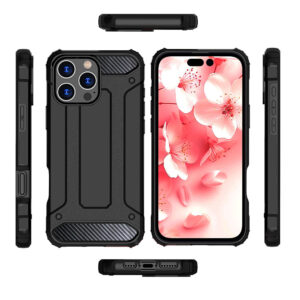 Armor Carbon Dėklas skirtas Apple iPhone 16 Pro juodos spalvos - Image 4