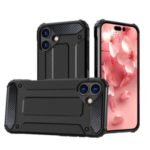 Armor Carbon Dėklas skirtas Apple iPhone 16 juodos spalvos - Image 4