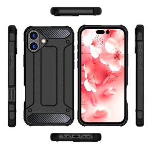 Armor Carbon Dėklas skirtas Apple iPhone 16 juodos spalvos - Image 5