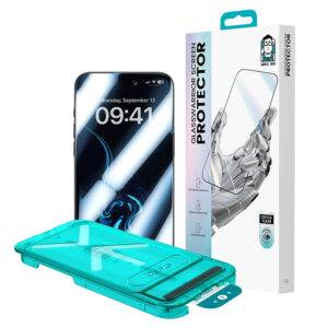 Benks Tempered glass Glass Warrior HD for Iphone 16 Pro black - Image 9