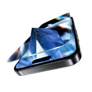 Benks Tempered glass Glass Warrior Sapphire Coating for Iphone 14 Pro Max/15 Plus/16 Plus black - Image 2