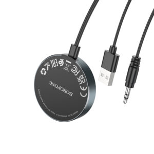 Borofone Audio Bluetooth Receiver AUX BC58 Gamble grey - Image 6