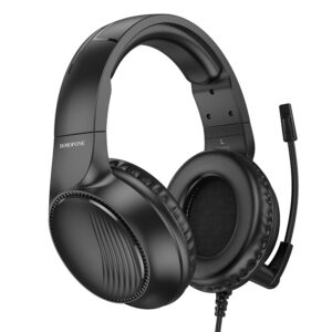 Borofone Headphones BO109 Bountiful gaming with microphone black - Image 2