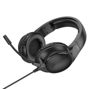 Borofone Headphones BO109 Bountiful gaming with microphone black - Image 5