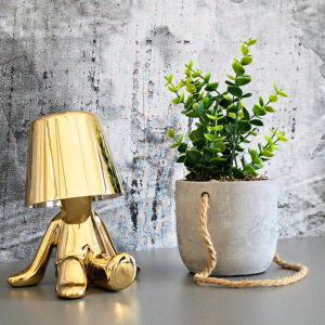 Night lamp Golden Man design D - Image 2