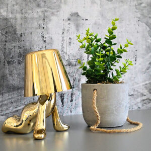 Night lamp Golden Man design E - Image 2