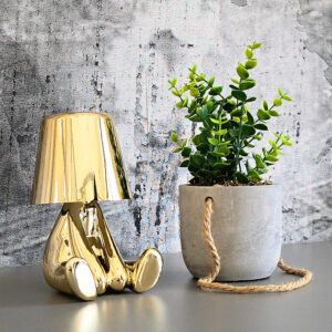 Night lamp Golden Man design H - Image 2