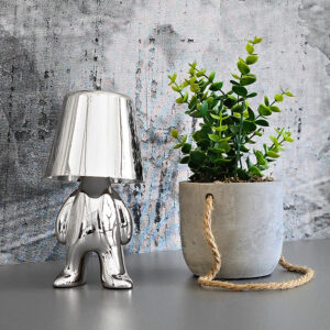 Night lamp Silver Man design A - Image 2